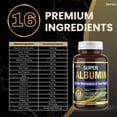thumbnail image 4 of Herba Albumin Supplement – 240 Vegetable Capsules | Made in Canada, 4 of 7