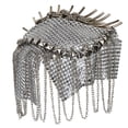 thumbnail image 2 of CIMAXIC 1Pc Creative Shoulder Board Shoulder Epaulet Brooch Clothes Accessory (Silver),6.3"X4.13"X0.79", 2 of 5