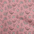 thumbnail image 1 of oneOone Velvet Pink Fabric Floral Sewing Fabric By The Yard Printed Diy Clothing Sewing Supplies 58 Inch Wide, 1 of 1