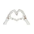 thumbnail image 1 of ⚡ Big Sale ! Skeleton Hand Halloween Heart Hands Sculpture Hand Bone Hand Heart Sculpture 9.5x5.1 Inch Resin Gothic Decor Skeleton Decor For Table Bookshelf, 1 of 8