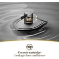 thumbnail image 6 of 4 Inch Matte Black Bathroom Faucet with 360 Swivel Spout, Lead-, 2 Handle Centerset for RV Vanity Sink, 6 of 8