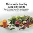 thumbnail image 4 of Hamilton Beach HealthSmart Juicer Machine for Fruits & Vegetables, BPA Free, Extractor de Jugos, Black and Gray, 4 of 10