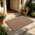 thumbnail image 3 of Cadancy Doormat Woven Texture Non Slip Backing Entryway Rug for Front Door Mudroom Patio Low Profile Absorbent Floor Mat Machine Washable Home Kitchen Accent Carpet Pad, 3 of 8