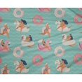 thumbnail image 5 of oneOone Polyester Spandex Light Mint Green Fabric Kawai Sewing Craft Projects Fabric Prints By Yard 56 Inch Wide, 5 of 5
