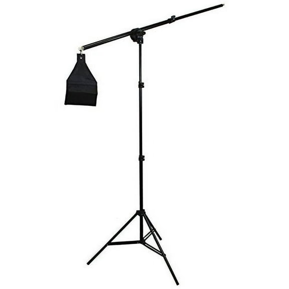 BlueDot Trading Boom Stand Adjustable Arm Length Lighting & Accessory Boom Stand Kit for Reflectors & Diffusers, Photography, Videos, Photo Studio or Booth