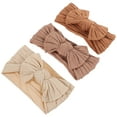 thumbnail image 4 of BRIGHTFUFU 3 uds. De lazos para niña, diademas de nailon para bebé, diademas elásticas, accesorios para el cabello para niñas, 4 of 8
