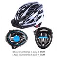 thumbnail image 3 of Casco transpirable para bicicleta Casco de seguridad anticolisión para ciclismo (L Negro blanco) Ndcxsfigh  Accesorios para bicicletas, 3 of 8