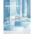 thumbnail image 2 of TERAISE Frameless Metal Reading Glasses for Men/Women Blue Light Blocking -Rimless Fashion Comfortable Computer Eyeglasses（Silver-150）, 2 of 6