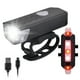 thumbnail image 1 of Juego de luces para bicicleta, recargable por USB, faro y luz trasera para bicicleta, impermeable, p Abanopi Luces de bicicleta, 1 of 7