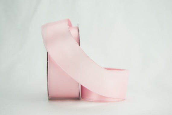 light pink satin ribbon
