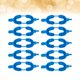 thumbnail image 3 of 20 bandejas desechables de flúor dental, bandejas dentales fluoradas, bandejas de materiales dentales para niños, tamaño L, azul, 3 of 8