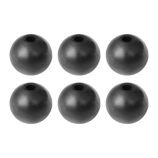 6 topes para pelotas de cable de gimnasio, accesorios para poleas y cables, bolas de tope, repuestos negros Pequeño