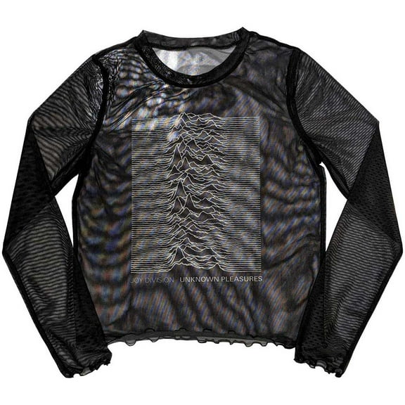 Joy Division Women's Long Sleeve T-Shirt: Unknown Pleasures (Mesh) (X-Small)