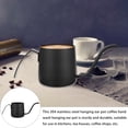 thumbnail image 3 of Cafetera de acero inoxidable con pico largo, tetera para café con goteo manual, 3 of 6