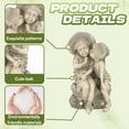 thumbnail image 2 of ICERUN Garden Statues,Resin Stone Man and Woman Sculpture Yard Decor,Child Couple Charm Garden Statues for Outside,Style2, 2 of 7