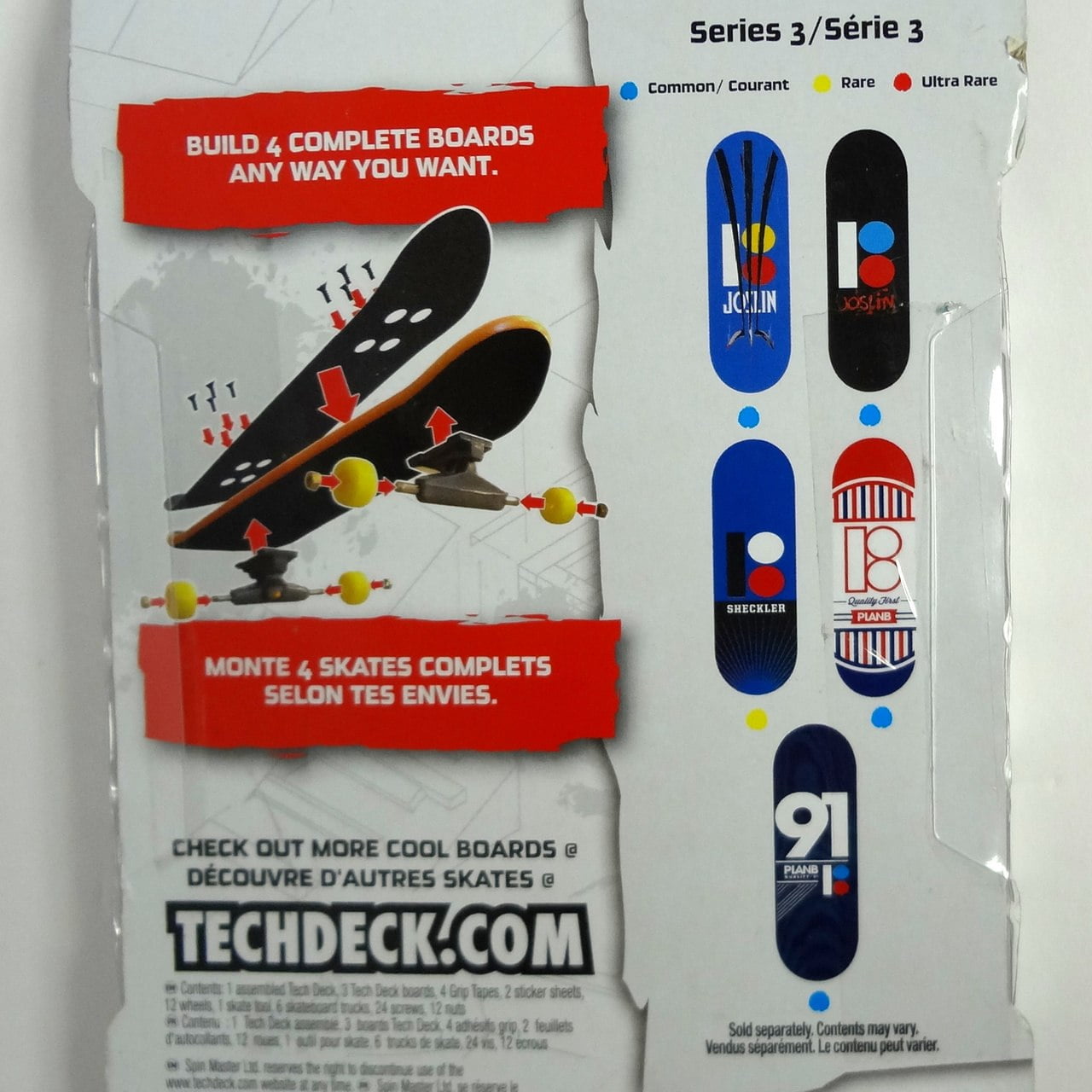 Tech Deck - 96mm Fingerboards - 4-Pack - Plan B - Walmart.com