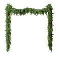 thumbnail image 2 of 6.5ft Artificial Christmas Garland - Norfolk Fork Style Green Plastic Holiday Decor for Fireplace, Wall, Table, Door - Realistic Pine Needle Look - Indoor/Outdoor Use - 1 Piece, 2 of 9