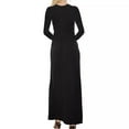 thumbnail image 4 of Viikei Long Sleeve A Line Dress for Women Classic,Women's Spring/Summer and Fashionable Hot Girl High Stretch Dress Black S, 4 of 5