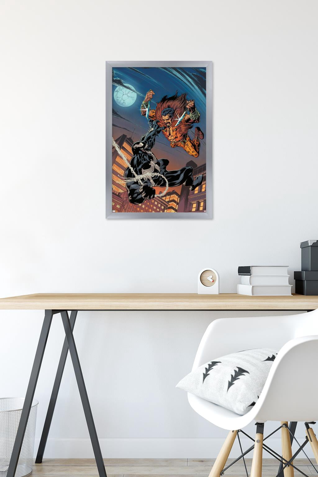 Marvel Kraven The Hunter - Venom #158 Wall Poster, 14.725" x 22.375" Framed