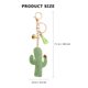 thumbnail image 2 of HEALEEP 2Ud Llaveros De Cactus Con Para Uso En Llaves Y, 2 of 6