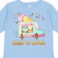 thumbnail image 4 of Inktastic Keep It Cool Ice Cream Truck Boys or Girls Long Sleeve Toddler T-Shirt, 4 of 5