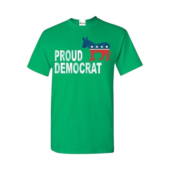 Men's T-Shirt Short Sleeve - Proud Democrat