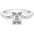 thumbnail image 3 of 2 Carat IGI Certified Emerald Shape Lab Grown Diamond Engagement Ring | 14K White Gold | Azalea Classic Solitaire Diamond Ring | FG-VS1-VS2 Quality Friendly Diamonds, 3 of 5