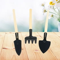 HEALEEP 3Pcs Potted Horticultural Tool Set for Garden Plants with Plastic and Wood 11.0x1.6x0.6in