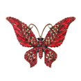 thumbnail image 2 of Soumake Butterflies Shape Large Lapel Pin Christmas Rhinestone Shiny Brooch Pin Scarf Clip, 2 of 8