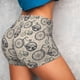 thumbnail image 4 of Fotbe Compass And Mountains In Bicycle Wheels Shorts Sin Costuras – Shorts Deportivos de Cintura Alta para Mujer, Elásticos para Gimnasio, Yoga, Running o Ciclismo-Small, 4 of 8