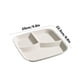 thumbnail image 4 of Plato de fibra de paja con divisiones de 25 cm | Plato reutilizable con secciones para niños y adultos | Apto para microondas y lavavajillas | Plato ligero y duradero para picnics, camping y fiestas, 4 of 6