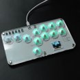 thumbnail image 2 of Mini Juego Lucha Arcade Stick Joystick RGB Personalizado para PS4/PS3/Switch/PC, 2 of 9