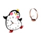 thumbnail image 1 of Reloj De Pared De Madera Con Forma De Pingüino De Dibujos Animados, Soporte De Hierro Para Botellas De Vino, Decorativo, Bonito, Funciona Con Pilas, Para Dormitorio, Organizador De Botellas De, 1 of 8