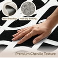 thumbnail image 6 of ODIKA 2'x3' Washable Accent Rug Pet Friendly, Bedside Mat Geometric Contemporary Arch Knot Abstract Monochrome Mid Century for Bedroom, Nursery, RV, 6 of 7