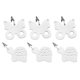 thumbnail image 1 of Clip de pesas para manteles o cortinas de 6 piezas, juego de pesas para manteles colgantes de Navidad, perfecto para la decoración del hogar MFZFUKR BST3012516-4, 1 of 6