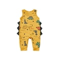 thumbnail image 1 of Newborn Baby Boys Sleeveless Animals Print Romper Dinosaur Printed Jumpsuit Infant Toddler Boy Summer 3D Dinosaur Clothes, 1 of 8