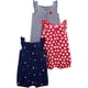 thumbnail image 1 of Romper Simple Joys de Carter's Baby Girls, paquete de 3, 18 meses, 1 of 3