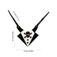 thumbnail image 4 of Halloween Pet Collar Costume Accessory, Skull Ghost Pumpkin Spider Bat Design Neck Bib Bandana for Small Medium Dogs Cats, Cute Holiday Dress Up Decor for Trick Or Treat Party Pet Photo Prop, 4 of 6