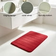 thumbnail image 5 of Leodye 1PCS Memory Foam Bath Rug, Ultra Soft Absorbent Non-Slip Mat for Indoor Bathroom and Home Decoration -15.74*23.62in, 5 of 6