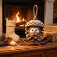 thumbnail image 6 of Kbndieu Forest Animal Christmas Acorn Ornaments, Woodland Animal Ornaments for Tree, Christmas Tree Hanging Decorations for Animal Lovers & Home Holiday Decor, 6 of 7