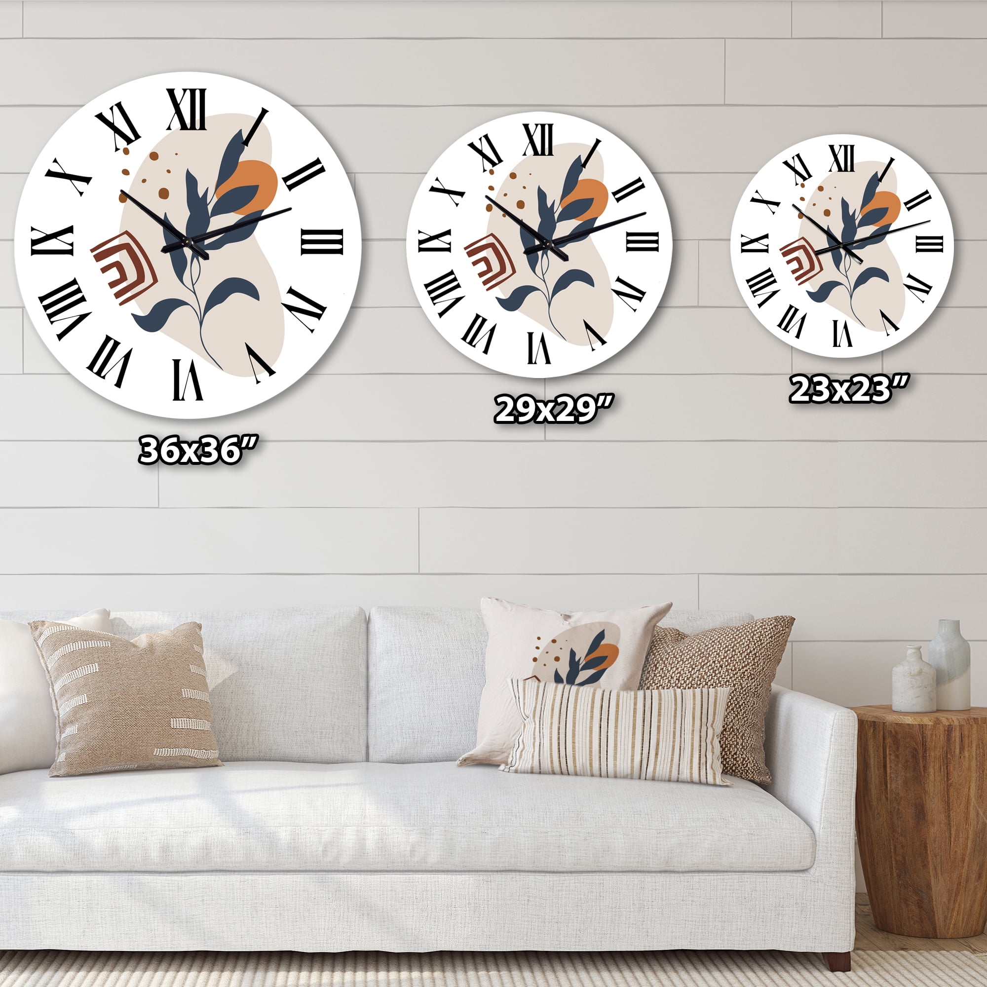 Designart 1 in Quartz Modern/Contemporary Wall Clock