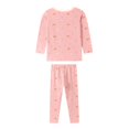 thumbnail image 5 of WIBACKER 2-7 Years Toddler and Little Girls' Long Sleeve Pajamas Set Cotton Top and Pants 2 Piece Sleepwear Pjs - Rainbow, 5 of 14