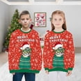 thumbnail image 2 of Kids Matching Christmas Sweatshirt Ugly Xmas Sweater Boys Girls Long Sleeve Pullover Unisex Child Funny Clothes, 2 of 6