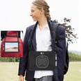 thumbnail image 7 of Case for 10.5 Inch Microsoft Surface Go 3 2021/Surface Go 2 2020, 360 Degree Rotating Hand Grip Shockproof Cover with Shoulder Strap, Black, 7 of 7