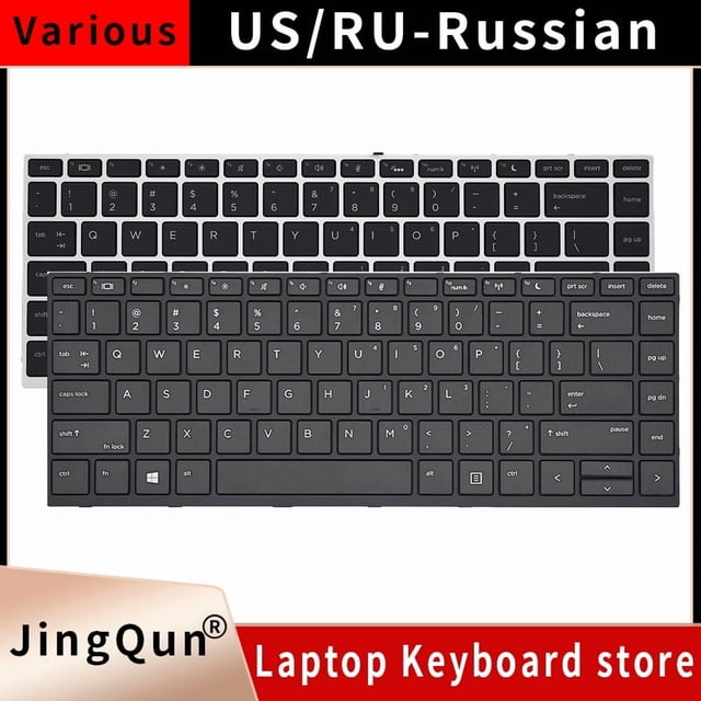 100%NEW Original For HP Probook 430 G5 440 G5 445 G5 Laptop keyboard Backlight RU Silver Backlight