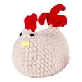 thumbnail image 3 of Kits de crochet para principiantes con videotutoriales: Gallina linda, animal de crochet DIY Teñido de sección, 3 of 9