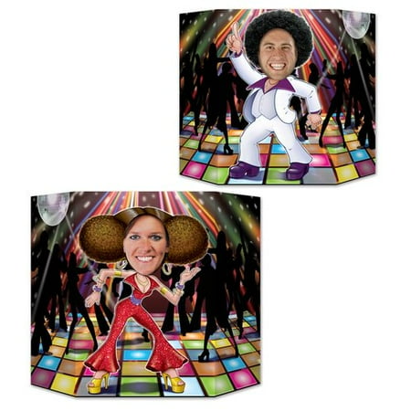 Love Couple Photo - The Beistle Company Disco Couple Photo Stand-up