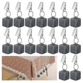 thumbnail image 2 of 16pcs Tablecloth Weights With Metal Clip, Cube Table Covers Pendant Stones, Marble Table Cloth Weights For Decorationp2025041101016, 2 of 5