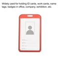 thumbnail image 6 of Uxcell 9.5x5.8cm Vertical Aluminum Badge Holder with Metal Hook Lanyard Red, 6 of 7