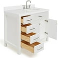 thumbnail image 7 of Ariel H043srwqrvo Bristol 43" Free Standing Single Rectangular Basin Vanity Set - White, 7 of 7